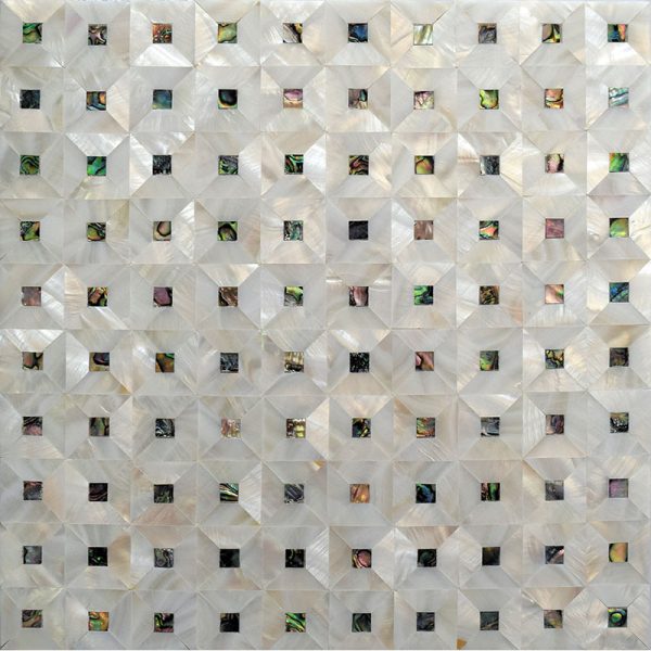 Abalone Squares - Mir Mosaic - JWS-03