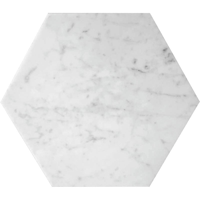 Carrara 10X10 Hex Honed - Mir Mosaic - KB-G10H