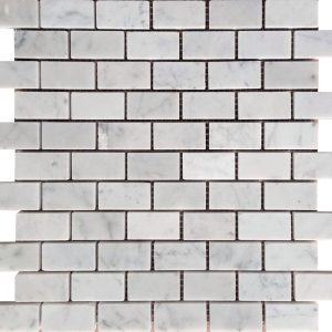 Carrara 1X2" Honed - Mir Mosaic - KB-R03H