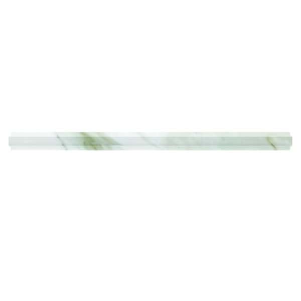 Calacatta  Metro Pencil Polished - Mir Mosaic - MCT-4P