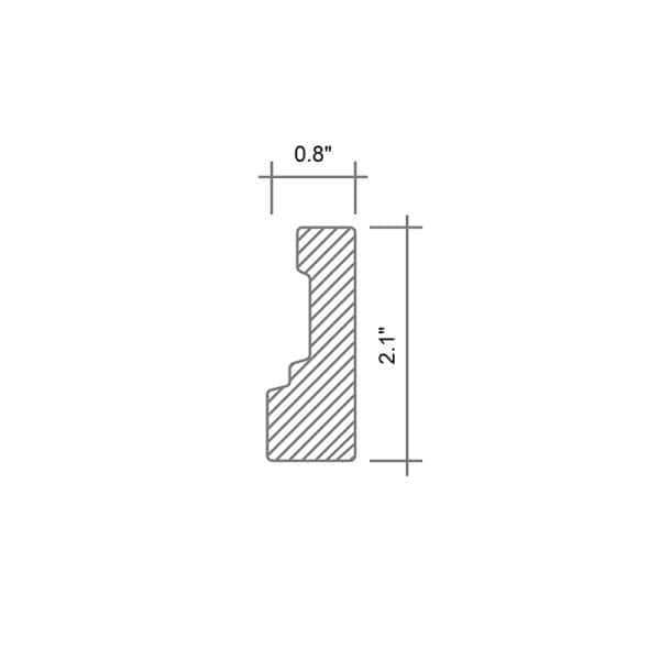 Wooden Gray Metro Rail - MGR-5P - Image 2