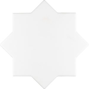 Moorish White Star - Mir Mosaic - MOR-WHT-STR