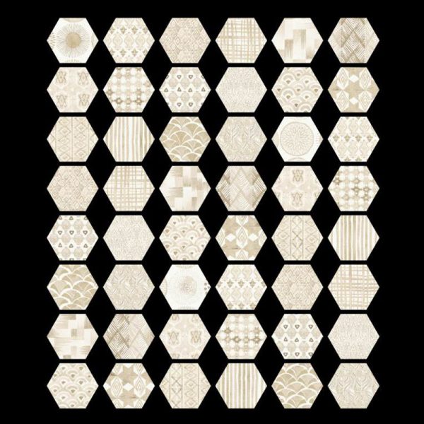 Movement Hexagon Deco Ivory - Image 5