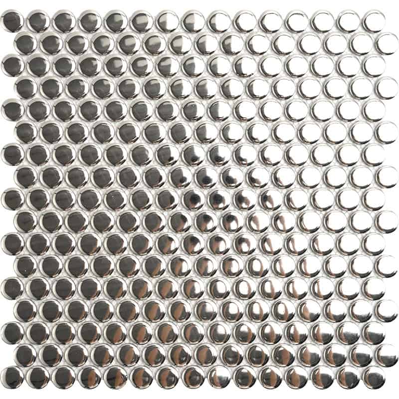 Silver Star Polished - Mir Mosaic - ORB-04BKG