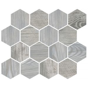 Oregon Grey Wood Hex - Mir Mosaic - ORE-GR-WD-HEX