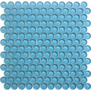 Turquoise Penny Gloss - Mir Mosaic - PN-042