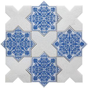 Pantheon Blue-White - Mir Mosaic - PNT BLUE-WHITE