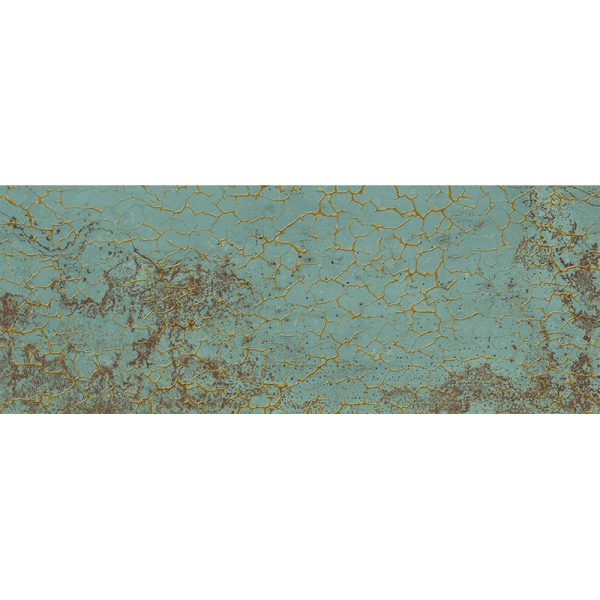 Patina Gold Green Deco 18X48 - Mir Mosaic - PAT-GLGR-DEC