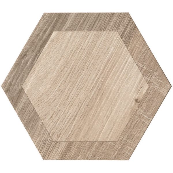 Royal Wood Noce Hex - Mir Mosaic - ROY-NOC-HEX