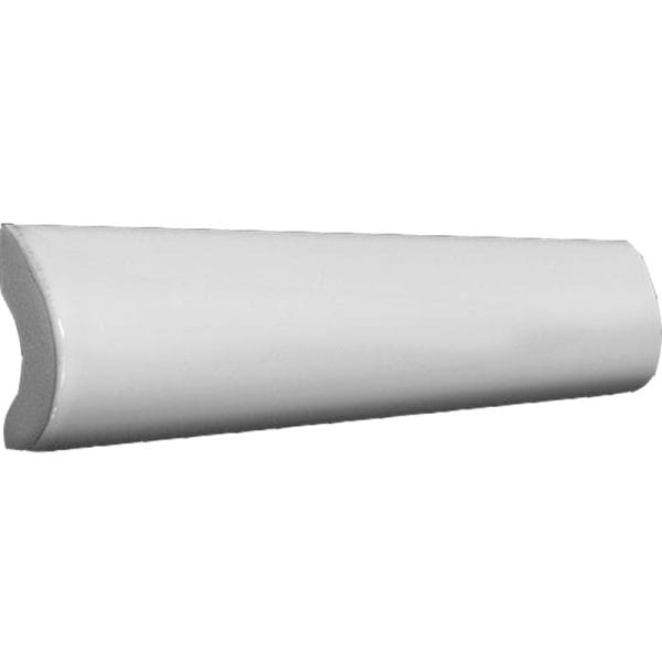 Satin Blanc Pencil Bullnose - Mir Mosaic - SAT-BLN-PEN