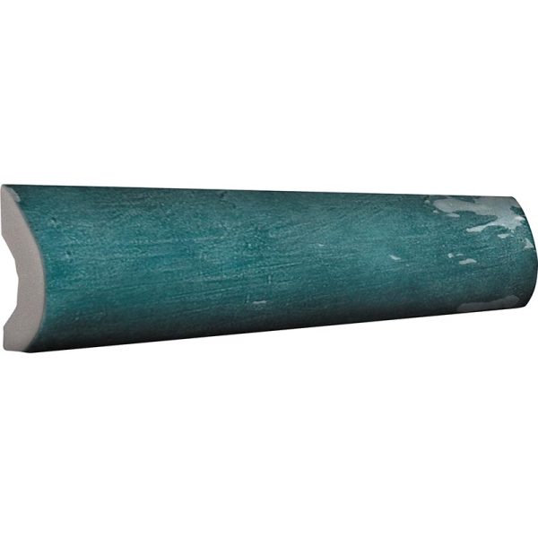 Satin Quetzal Pencil Bullnose - Mir Mosaic - SAT-QTZ-PEN