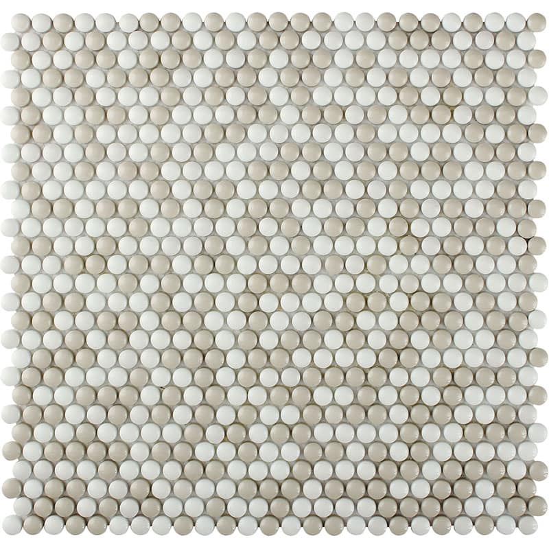 Cercle Beige - Mir Mosaic - VRE-11