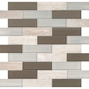 Chenille White And Glass Blend - Daltile - Chenille White And Glass Blend - Daltile