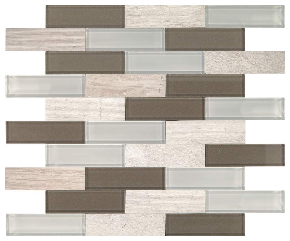 Chenille White And Glass Blend - Daltile - Chenille White And Glass Blend - Daltile