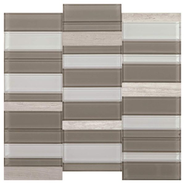 Chenille White And Glass Blend - Daltile - Image 2