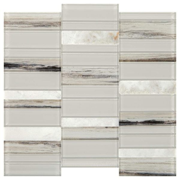 Daphne White And Glass Blend - Daltile - Daphne White And Glass Blend - Daltile