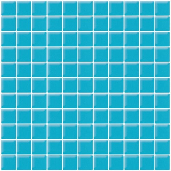 Turquoise Cloud Matte - Mir Mosaic - A-042M 1x1