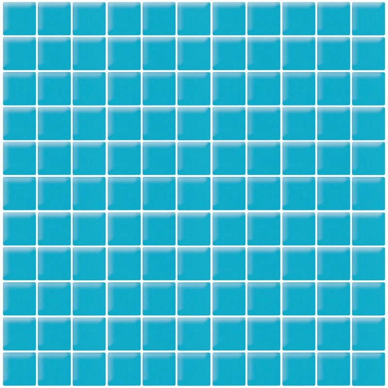 Turquoise Cloud Matte - Mir Mosaic - A-042M 1x1