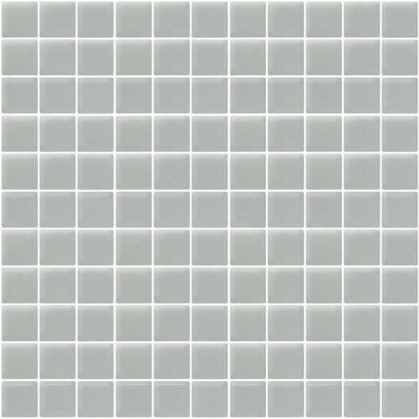 Gray Cloud Gloss - Mir Mosaic - A-092 1x1