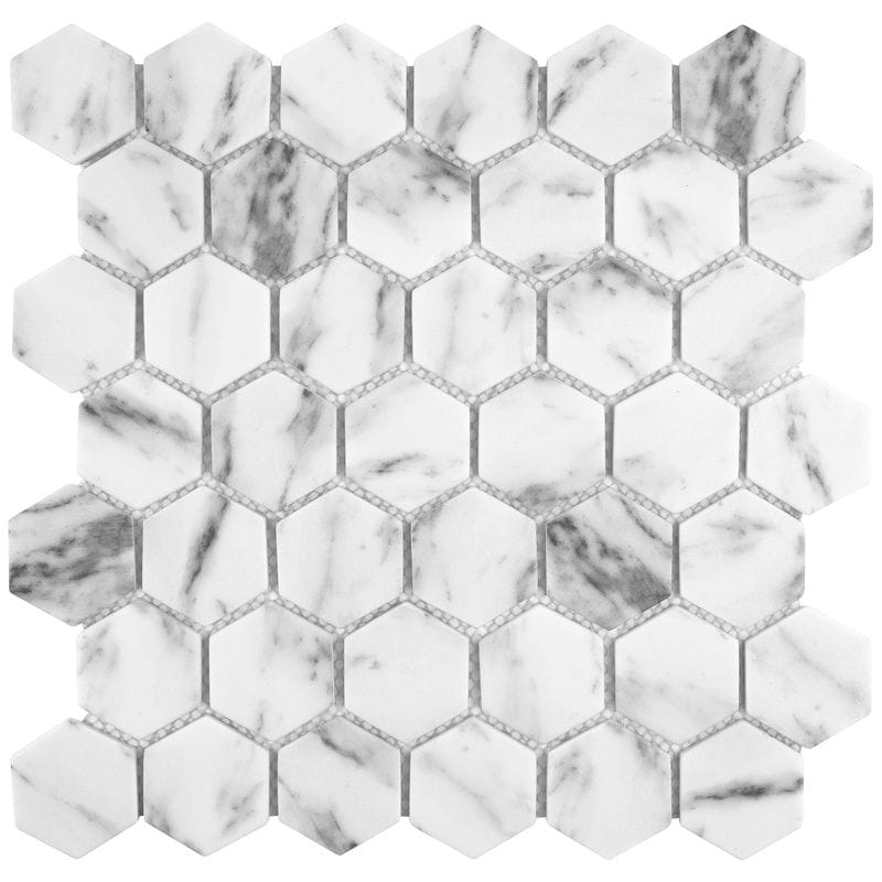 Carrara Hex - Anthology Tile - ANTHFACRHX