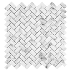 Carrara Herringbone - Anthology Tile - ANTHFACRH