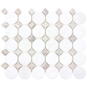 Pale Beige Buttons - Anthology Tile - ANTHFLBB