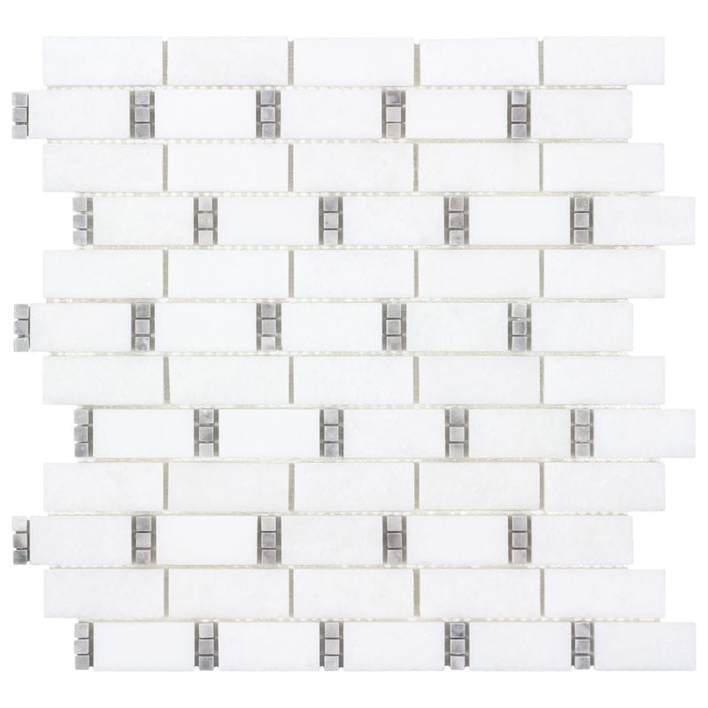 Manor Gray Dominos - Anthology Tile - ANTHFLGD