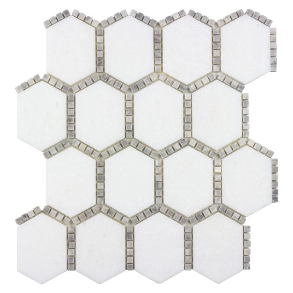 Jeweled Hex Manor Gray - Anthology Tile - ANTHFLJG