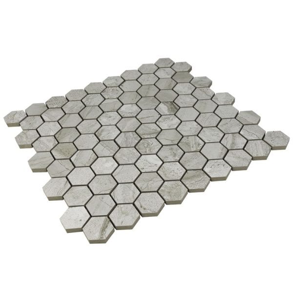 Ashen Silk Hexgon Mosaic Matte - ANTHMRASHMM - Image 2