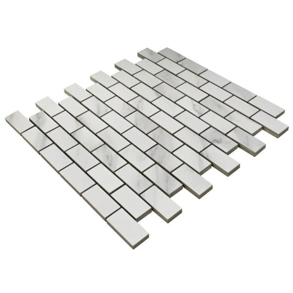 Carrara Essence 1x2 Mosaic Matte - ANTHMRCE12 - Image 2