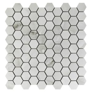 Dusky Onyx Hexagon Mosaic Matte - Anthology Tile - ANTHMRDOHMM