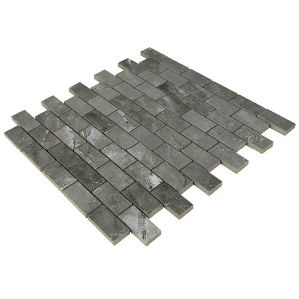 Gris Naturalle 1x2 Mosaic Matte - ANTHMRGN12 - Image 2