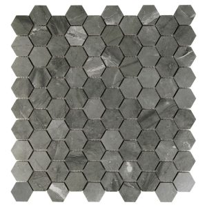 Gris Naturalle Hexagon Mosaic Matte - Anthology Tile - ANTHMRGNHMM