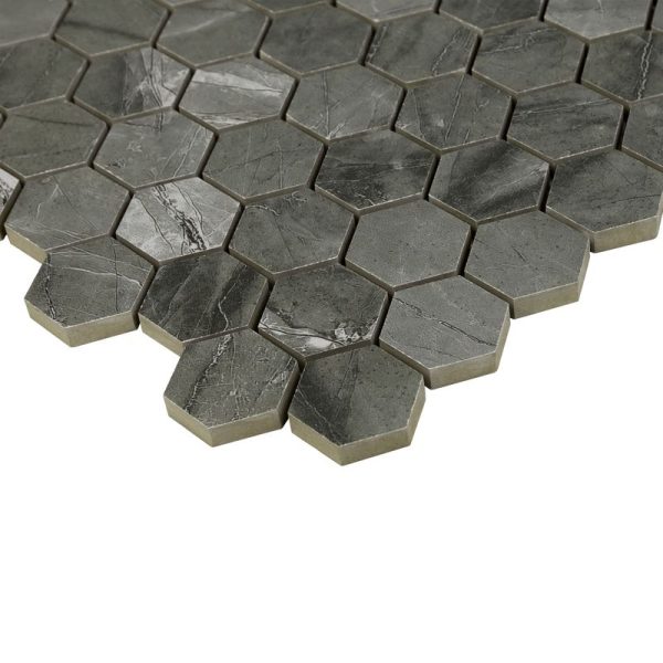 Gris Naturalle Hexgon Mosaic Matte - ANTHMRGNHMM - Image 3