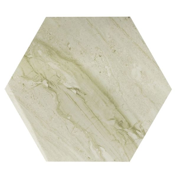 Misty Silk Hexagon Polished - Anthology Tile - ANTHMRMSHP