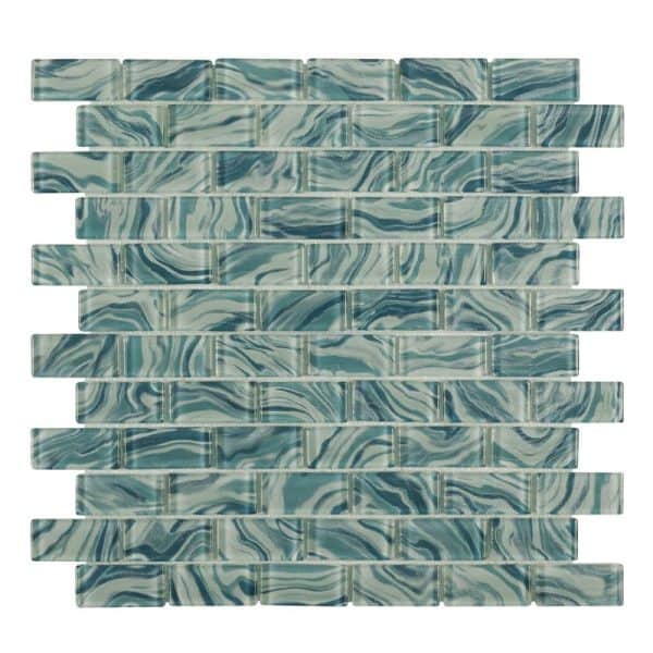 High Tide Turquoise 1×2 - Anthology Tile - ANTHOHTT12