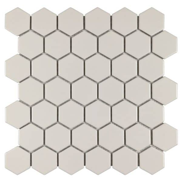 Pearl Matte 2 Inch Hex Porc Mos - Anthology Tile - ANTHPOHEP