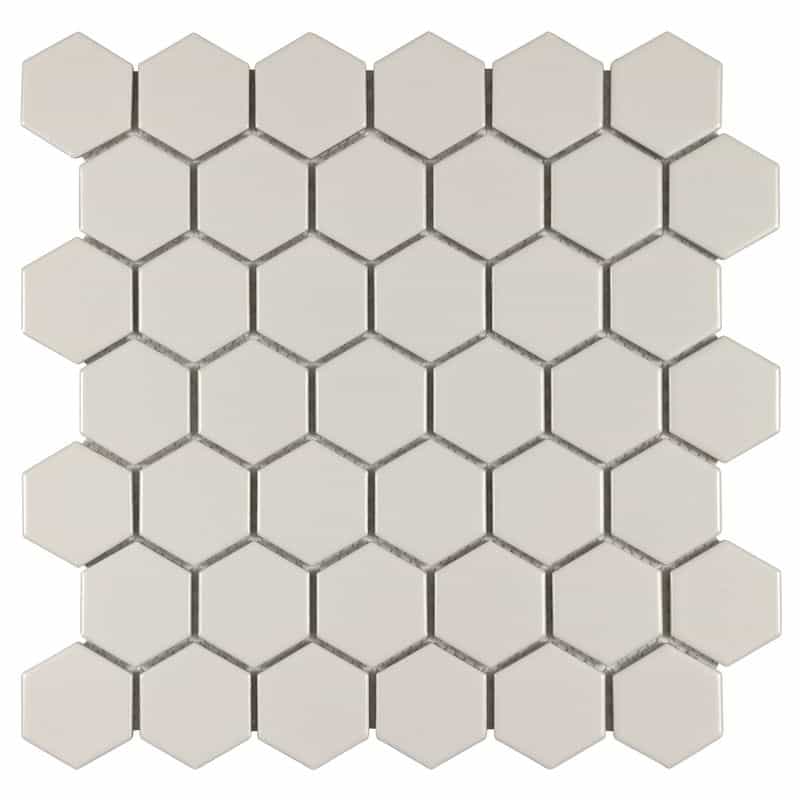 Pearl Matte 2 Inch Hex Porc Mos - Anthology Tile - ANTHPOHEP