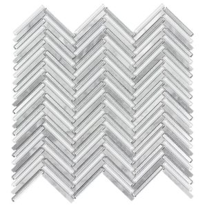 Frost Herringbone - Anthology Tile - ANTHSEFRHB