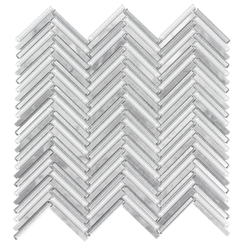 Frost Herringbone - Anthology Tile - ANTHSEFRHB