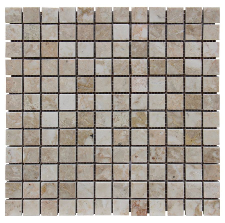 Cappuccino Marble 1×1 Mosaic - Icontile - M0111135