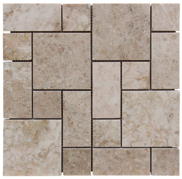 Cappuccino Marble Mini Pattern Mosaic - Icontile - M01MINI135