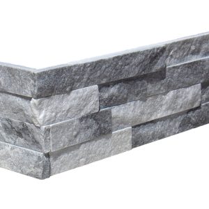 Cloudy Grey 6X18 Splitface Ledger Panel Corner #LPC63618SF - Icontile - LPC63618SF