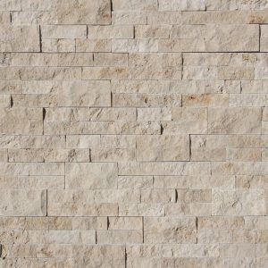 Cordoba Cream Travertine 6X24 Splitface Ledger Panel #LP20624SF - Icontile - LP20624SF