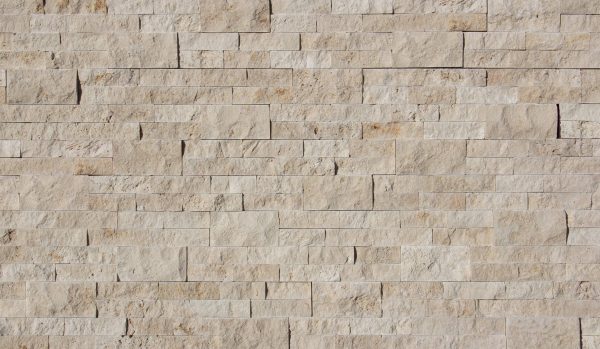 Cordoba Cream Travertine 6X24 Splitface Ledger Panel #LP20624SF - Icontile - LP20624SF