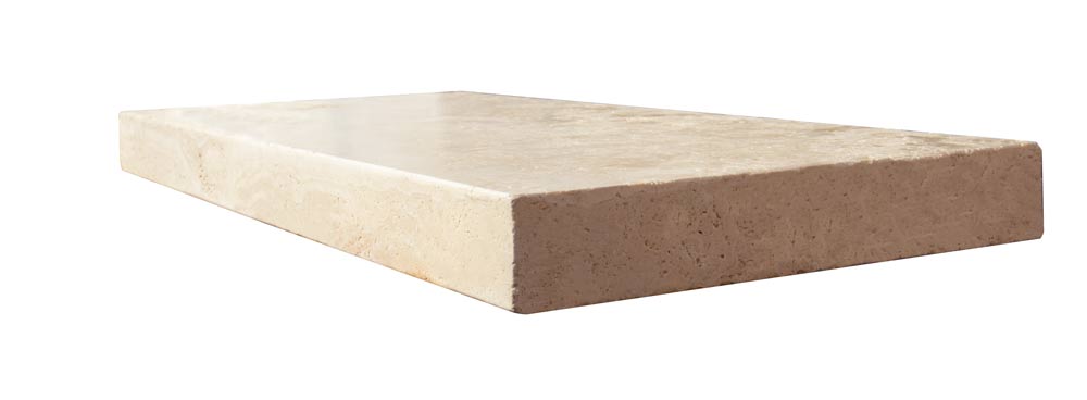 Cordoba Cream Modern Travertine Pool Coping 16X24 - Icontile - PC521162499M