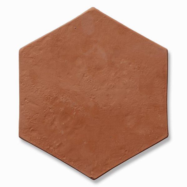 Marble Systems - Hand Made Natural Hexagon 8 Terracotta Tile 8 - DC00427