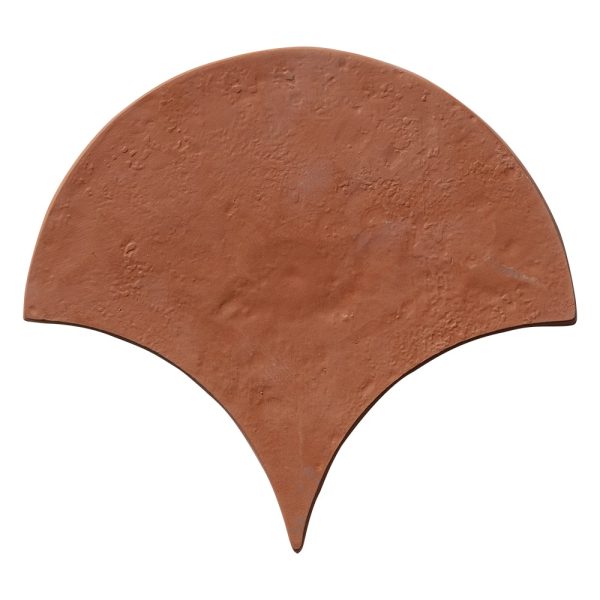 Marble Systems - Hand Made Natural Fan Terracotta Tile 8 - DC00428