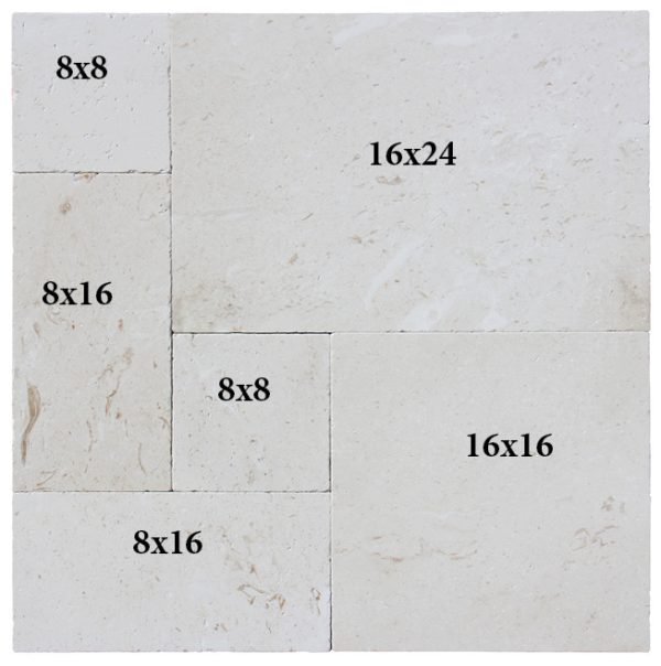 Desert Sand French Pattern Tumbled Pavers 3cm  - P273099 - Image 2