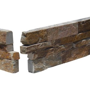 Grand Canyon Peak Quartz 6X18 Splitface Ledger Panel Corner #LPC69618SF - Icontile - LPC69618SF